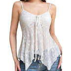 90s Grunge Sheer Mesh Cami Top – Fitted Alt Aesthetic